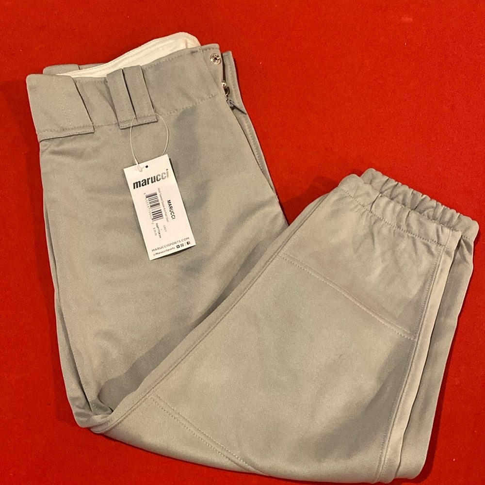 Men’s gray large short baseball pants new